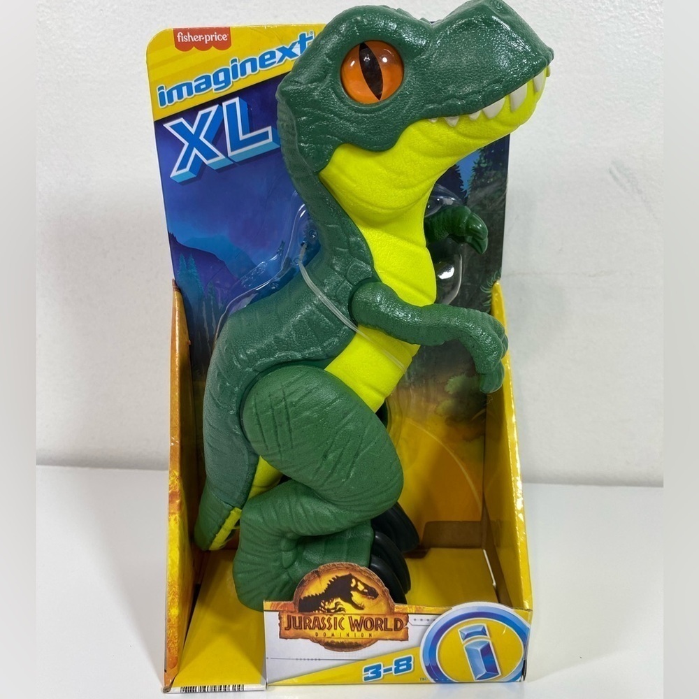 NEW!  Fisher Price Imaginext Jurassic World XL Dominion Pyroraptor‎ Dinosaur